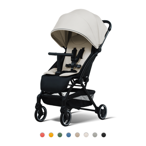 와이업 지니에스 휴대용유모차 캐노피 추가시트 컬러팩, 지니에스 캐노피-베이지/One Size