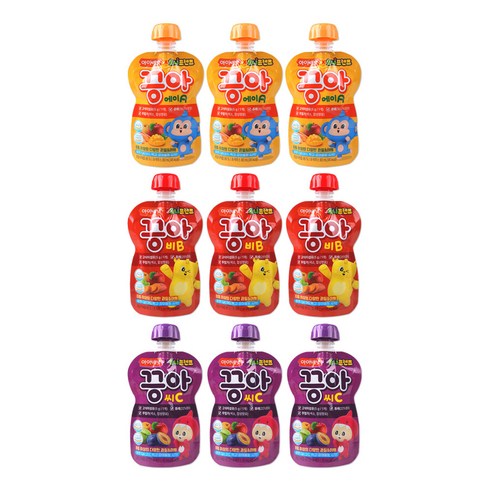 우리 아이 건강한 배변 습관, 해호 아이배냇 끙아 과일야채주스 A+B+C로 맛있게! 끙아주스