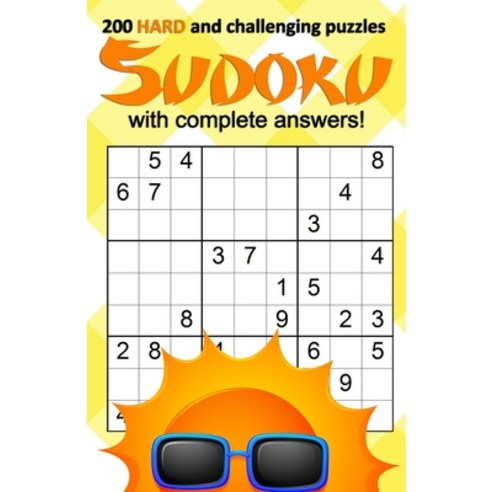 200 HARD and challenging Sudoku puzzles with answers: Get your pencils sharpened ready for those lon... Paperback, Independently Published