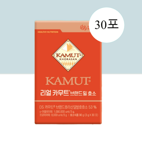 대상웰라이프 리얼 카무트 브랜드 밀 효소 30p, 90g, 1개