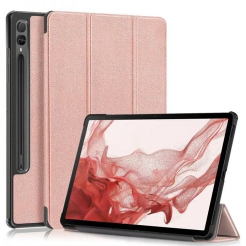 Samsung Tab S9 Fe Plus Case 12.4 Inch Tri-Foldable Stand Magnetic Smart Cover Coque Galaxy FE N 연, S9 Plus (12.4 inch)