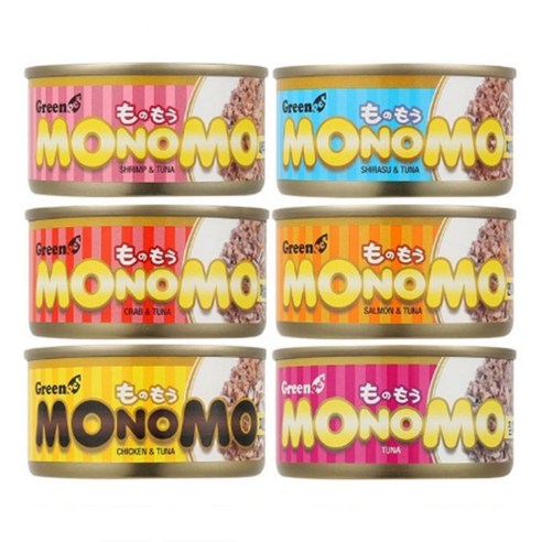   모노모 콤보 80g x 24개 고양이 캔 간식