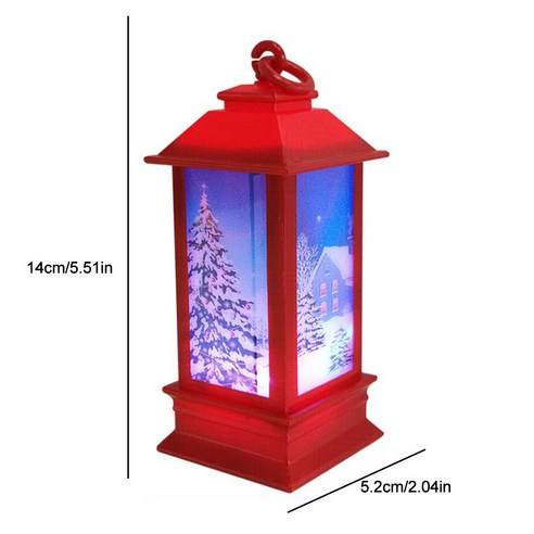 TeeFly 빈티지 촛불 랜 턴 야외 장식 LED 빛 크리스마스 캔들 led 차 탁상 초 롱, 크리스마스 트리 / 14 * 5.2cm.