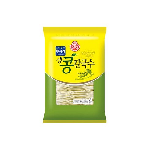 오뚜기 생콩칼국수 600g 간편요리 면요리, 3세트