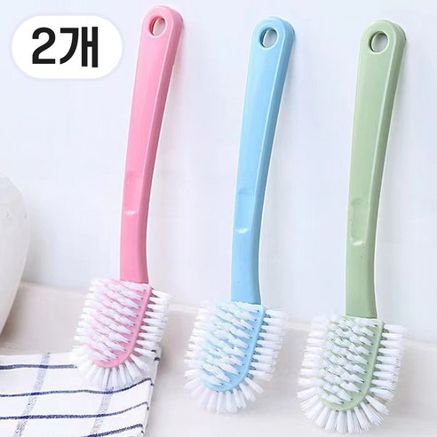 보니로엘 다용도 운동화솔 청소솔, 2개, 랜덤발송