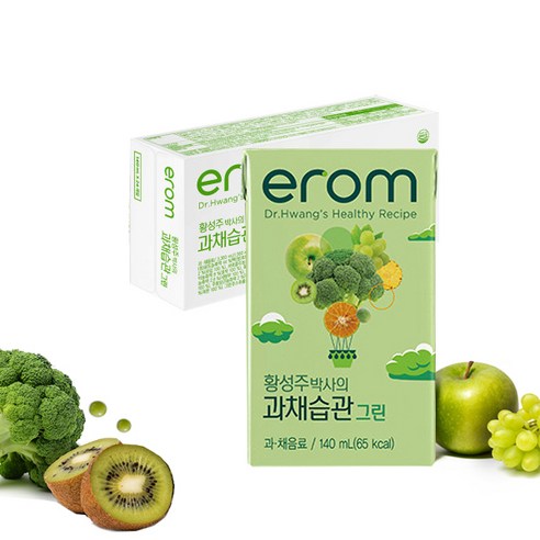 맛과 영양을 간편하게, 이롬 황성주박사의 과채습관으로 건강한 하루를!