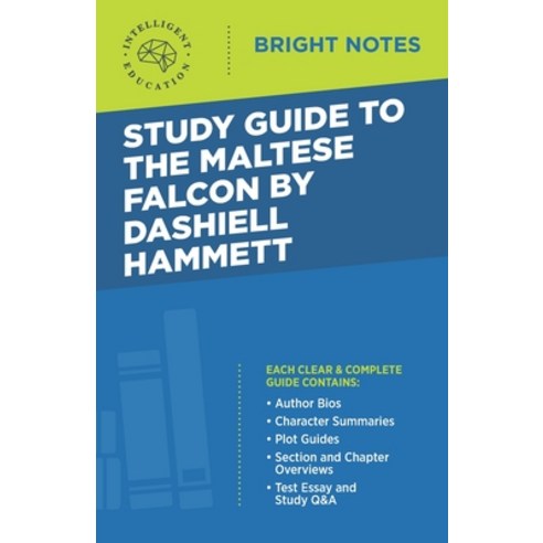 Study Guide to The Maltese Falcon by Dashiell Hammett Paperback, Influence Publishers