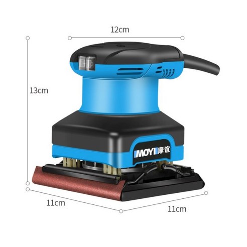 사각 샌딩기 360w 사포 샌더 기계 페인트 벽 연마 전기 유선 목공 목재 가구 플랫 샌딩, 280w 샌더, 1개 디월트샌딩기