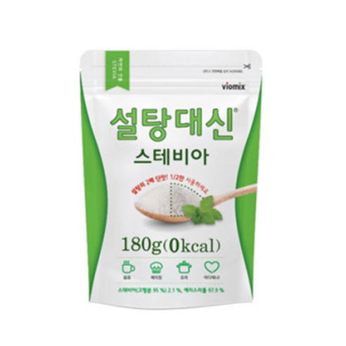 바이오믹스 설탕대신 스테비아 에리스리톨 설탕, 180g, 55개