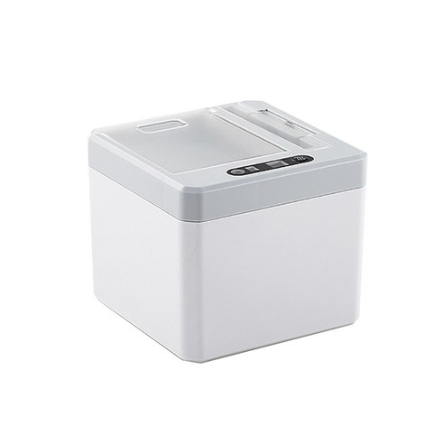 식당 업소용 이쑤시개통 비접촉 자동 디스펜서 스마트 센서 이쑤시개 케이스 요지통, 그레이, 1개