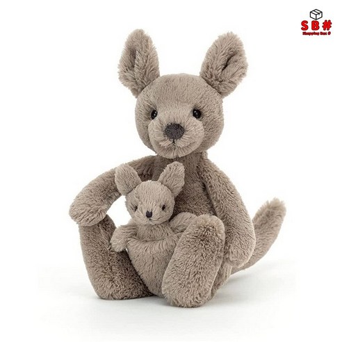 젤리캣 딸기 과일 영국 애착인형 선물 손인형 어뮤즈블 스트로베리 소프트토이 JELLYCAT, 1개 14 젤리캣 카라 캥거루 인형 20cm 애착 수면 봉제 영국 정품, S