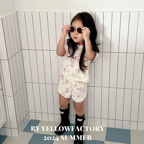 옐로우팩토리KC 태리상하복<핑크/크림 >*XS~XL*”></div>
<div style=