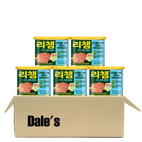데일즈기획 동원 리챔 더블라이트, 340g, 5개