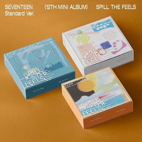 [케이크뮤직] 세븐틴 앨범 (SEVENTEEN) - 12th Mini Album (SPILL THE FEELS), FEEL BLUE Ver. (블루)