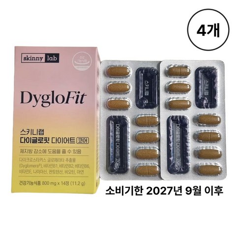 [식약처 기능성 인정] 스키니랩 다이글로핏 다이어트 코어