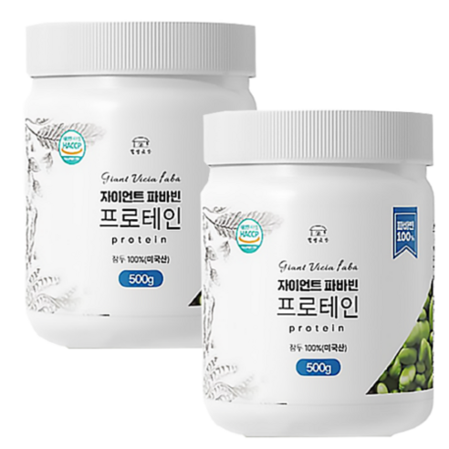 웰빙곳간 자이언트 파바빈 프로테인, 500g, 2개