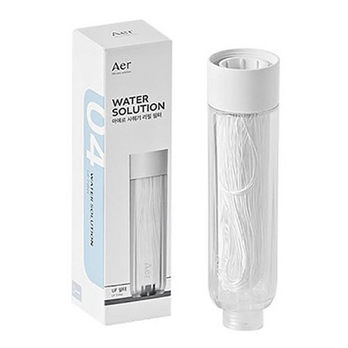아에르 중공사막 UF 샤워기 리필 필터, 1개