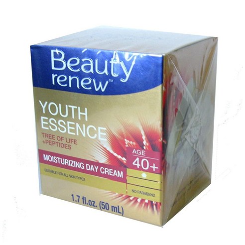 [해외] Beauty Renew Youth Essence 생명의 나무 + 펩타이드 스무딩 모이스처라이징 데이 크림 40+ (198417)