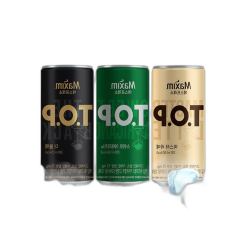 양심상점 캔커피 티오피 블랙 라떼 스위트 아메리카노 200ml 각5캔 총15캔 추천상품, 30개, 175ml