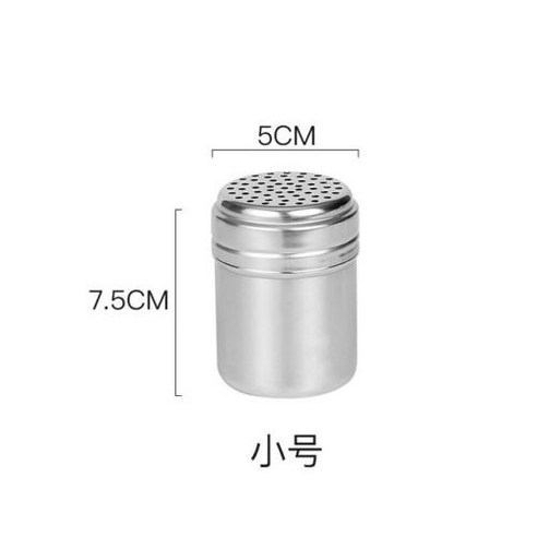 브레드박스 쉐이커박스 셰이커 우드 소금 설탕 병 회전 커버 다목적 스테인레스 스틸 주방 가제트 향신료 후추 셰이커 항아리 조미료 캔, 1) A small