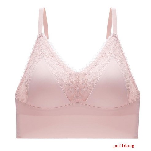 레이스 이음매없는 등 속옷이 림없는 브래지어 위에 모였습니다. 정균 방지 진드기 라텍스 편안한 제로 구속