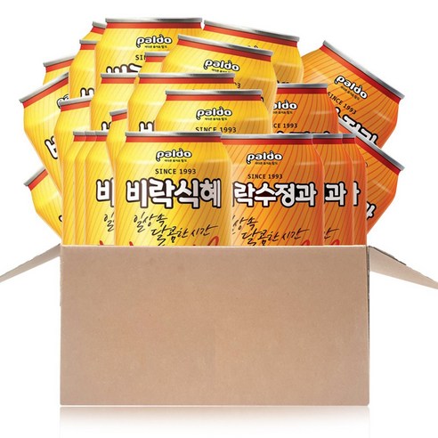올따옴기획 팔도비락식혜238ml 18+비락수정과238ml 6, 238ml, 18개