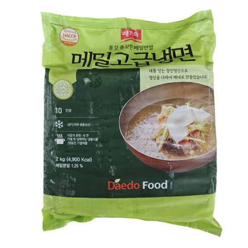 대도식품 해가득 메밀 냉면 2kg 숙면 사리 10인분 대용량 식자재 업소 식당 가정, 1개