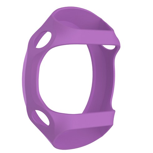 CY SHOP Garmin forerunner610 스포츠 시계를 위한 새로운 시계 보호 쉘 액세서리 교체, 보라색, {"사이즈":"설명"}, {"수건소재":"실리콘"}