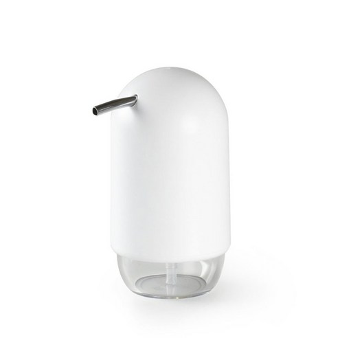 움브라 카운터 탑 액상 비누 펌프 욕실 디스펜서 236.6ml, 1개, White