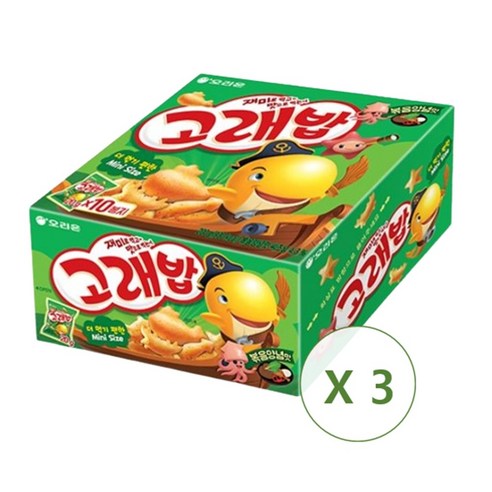 오리온 고래밥 볶음양념맛 200g(10개입) x 3개, 30개, 200g