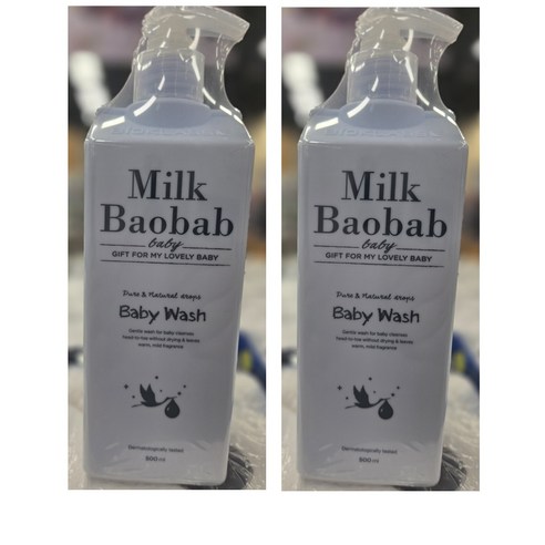 밀크바오밥 베이비 워시, 500ml, 2개