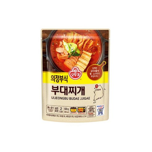 오뚜기 의정부식 부대찌개, 1개, 500g