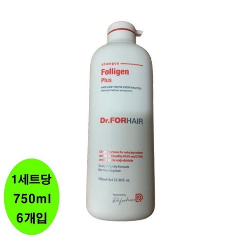 닥터포헤어 폴리젠 플러스 탈모 완화 샴푸, 500ml, 5개