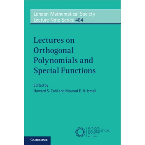 Lectures on Orthogonal Polynomials and Special Functions Paperback, Cambridge University Press