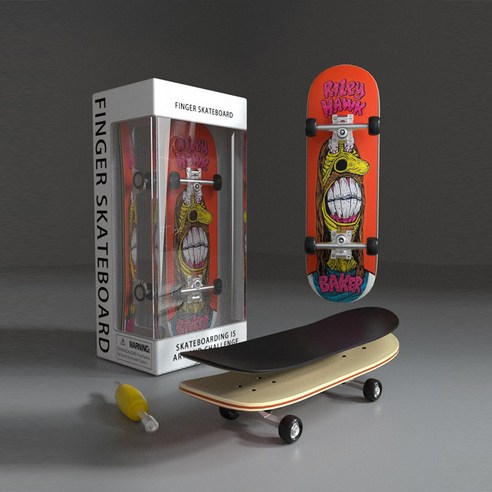 DIY 핑거 스케이트보드 / 미니 손가락 베어링 보드 Fingerboard skateboard, 99mm x 29mm (드라이브 포함), C, 1개