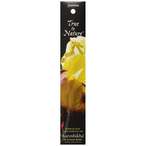 Auroshikha 트루 투 네이쳐 인센스 10g 16개입, Jasmine