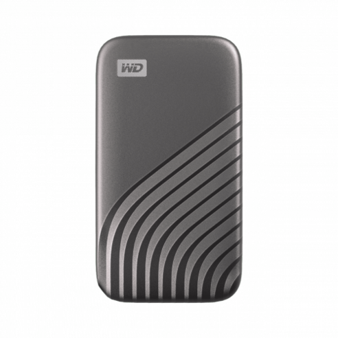 [공식판매점] WD NEW My Passport NVMe 외장SSD, 그레이, 500GB