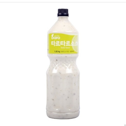 바로 타르타르소스 1.85kg 새우 생선 튀김 연어 생선까스 드레싱 업소용, 단품, 1.85kg, 1개