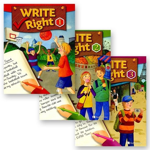Write Right 1 2 3 세트 (전3권) 빌드앤그로우 - 영어입문서/학습법 | 쿠팡