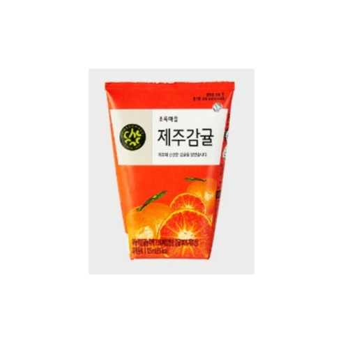 친환경 제주 감귤주스 125ml *20입, 20개 싱그런제주감귤 Best Top5