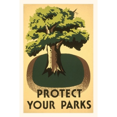 (영문도서) Vintage Journal Protect Your Parks Stately Tree Paperback, Found Image Press, English, 9781669505051