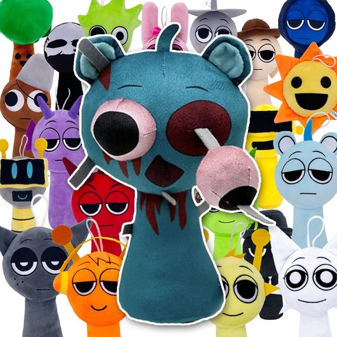 스프런키 sprunki 인형 S25114, 1개, 스카이호러, 22cm