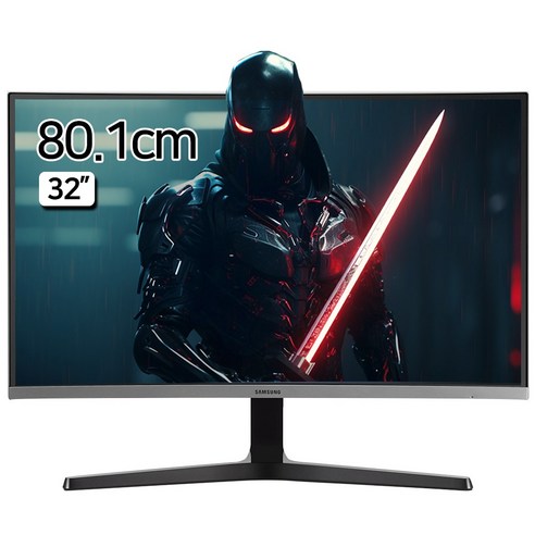 80.1cm 32인치 1800R 커브드 모니터 플리커프리 블루라이트 차단 FreeSync, 삼성전자 C32R500