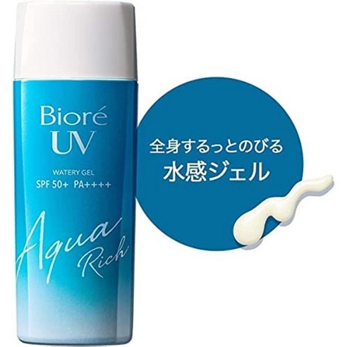 대용량 biore UV 비오레 UV 아쿠아리치 워터리 젤 70g 선크림 SPF50+ / PA++++최저가 선스킨로션 선크림