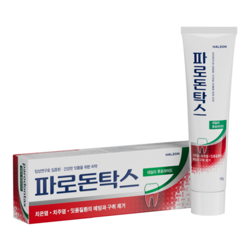 파로돈탁스 데일리 후로라이드 치약, 150g, 4개