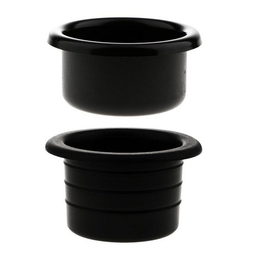 보편적인 까만 플라스틱 컵 음료는 배 바다 RV를 위한 홀더 100mm+90mm를 할 수 있습니다, 설명, 블랙