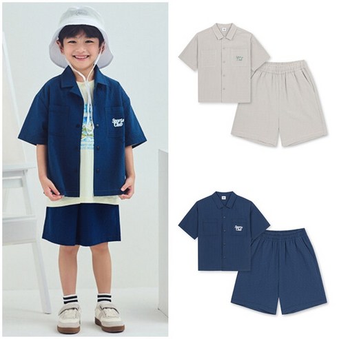 우리 아이, 더위를 스타일로 이겨내는 마법! 탑텐키즈 시어서커 셔츠 셋업 후기 탑텐시어서커