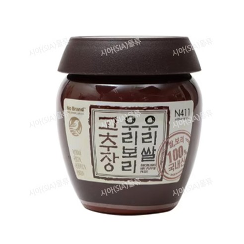 노브랜드 우리쌀 우리보리 고추장 1kg x 1개, 1세트