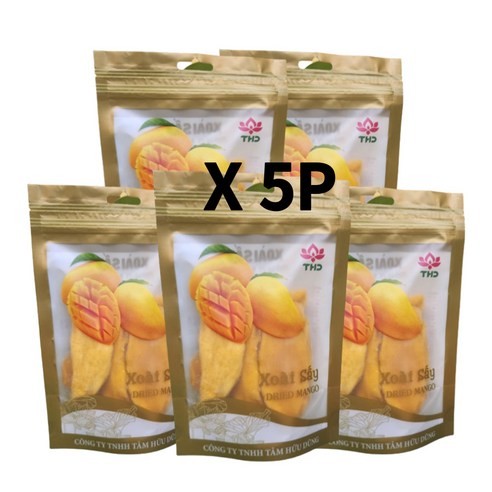 베트남 THD 건망고 100g 5p 건과 간식, 건망고 100g X 5p, 5개