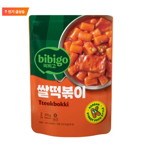 비비고 쌀떡볶이, 9개, 575g